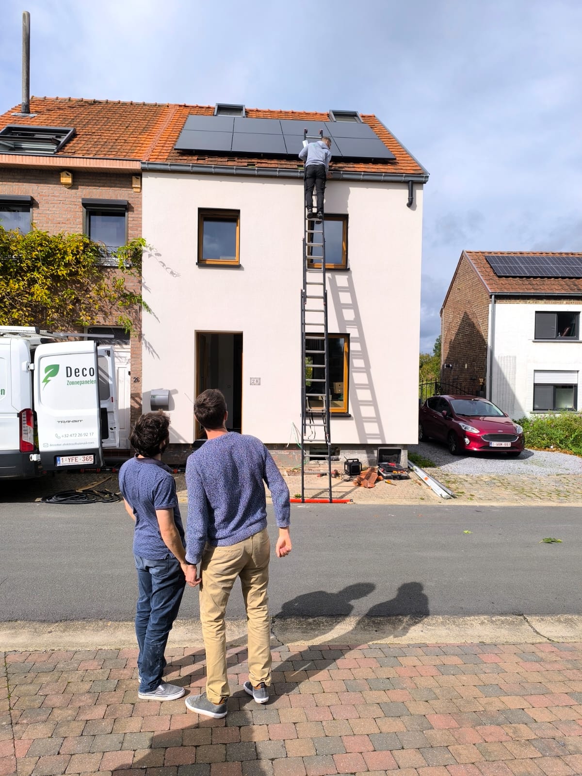 Installatie zonnepanelen bij particulier